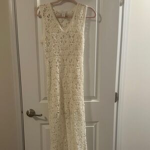 House of Harlow 1960 Cream Lace Maxi Dress